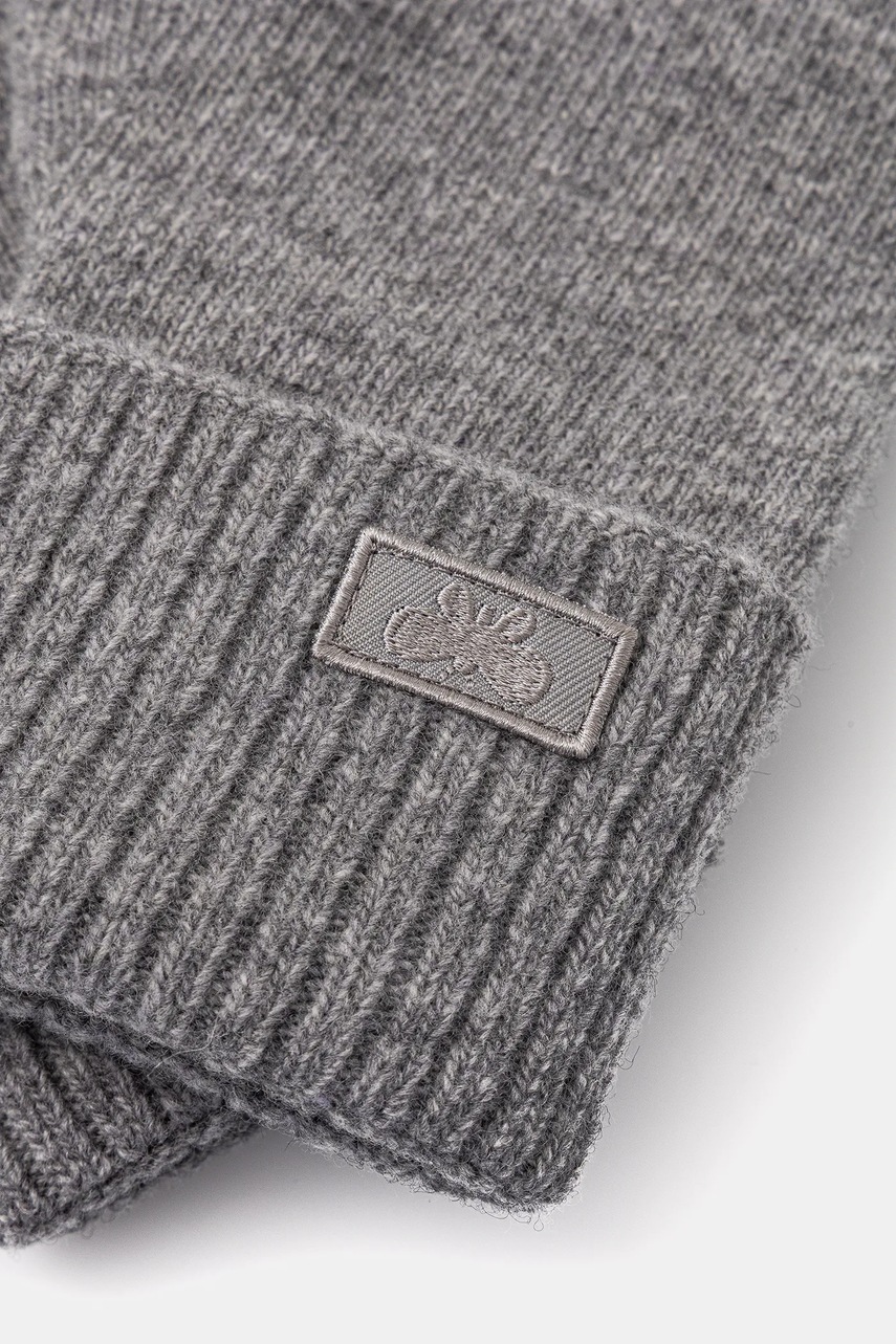 Шерстяные перчатки Weekend Max Mara ZAMIANEW цвет серый 2525566055600