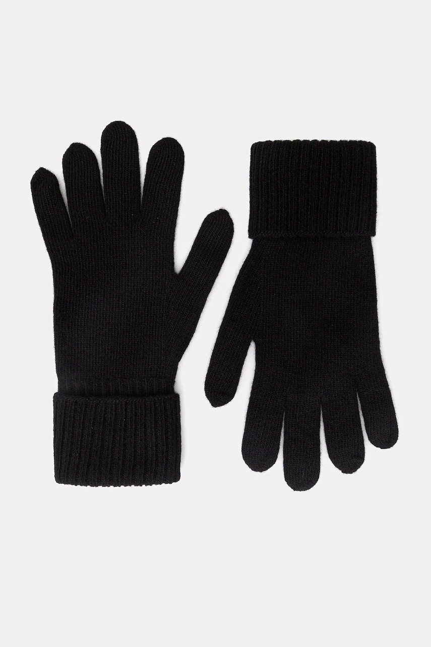 Weekend Max Mara mănuși de lână ZAMIANEW culoarea negru, 2525566055600