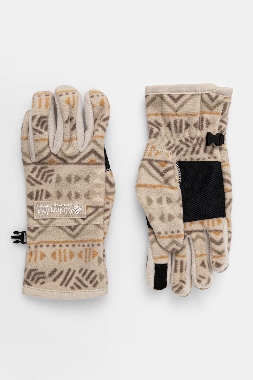 Columbia mănuși culoarea bej, 2136931