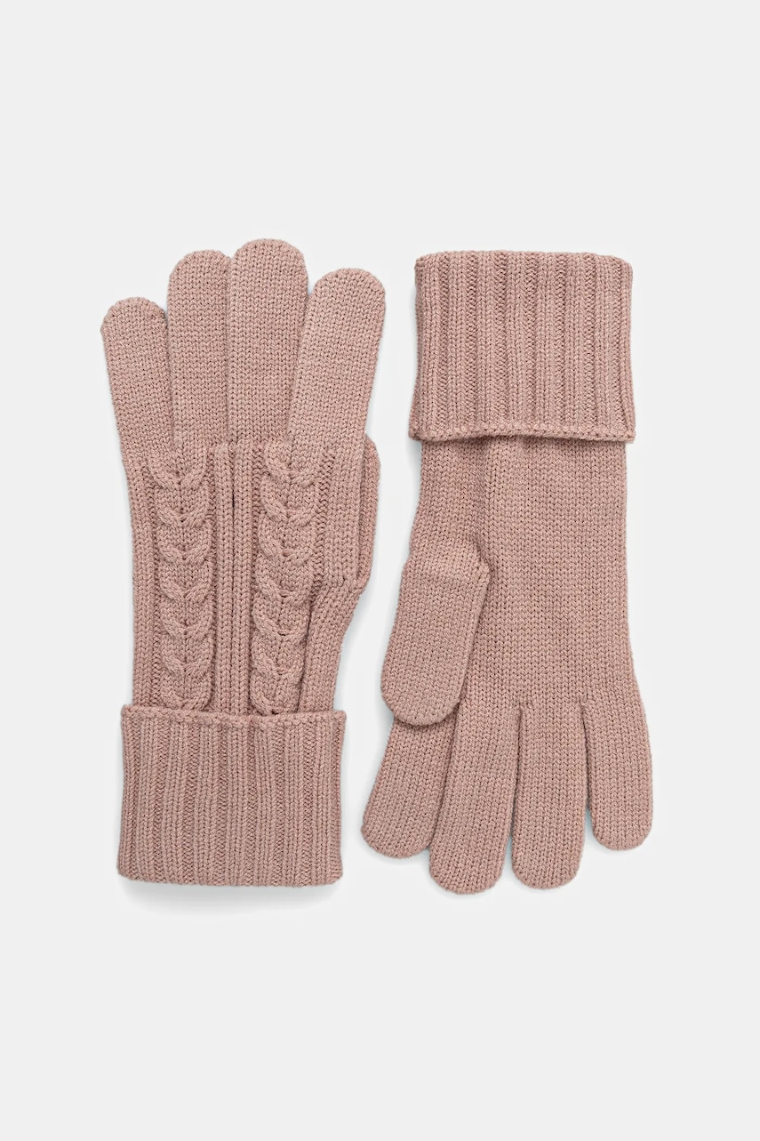 Levně Rukavice Guess dámské, růžová barva, AW5382 POL02