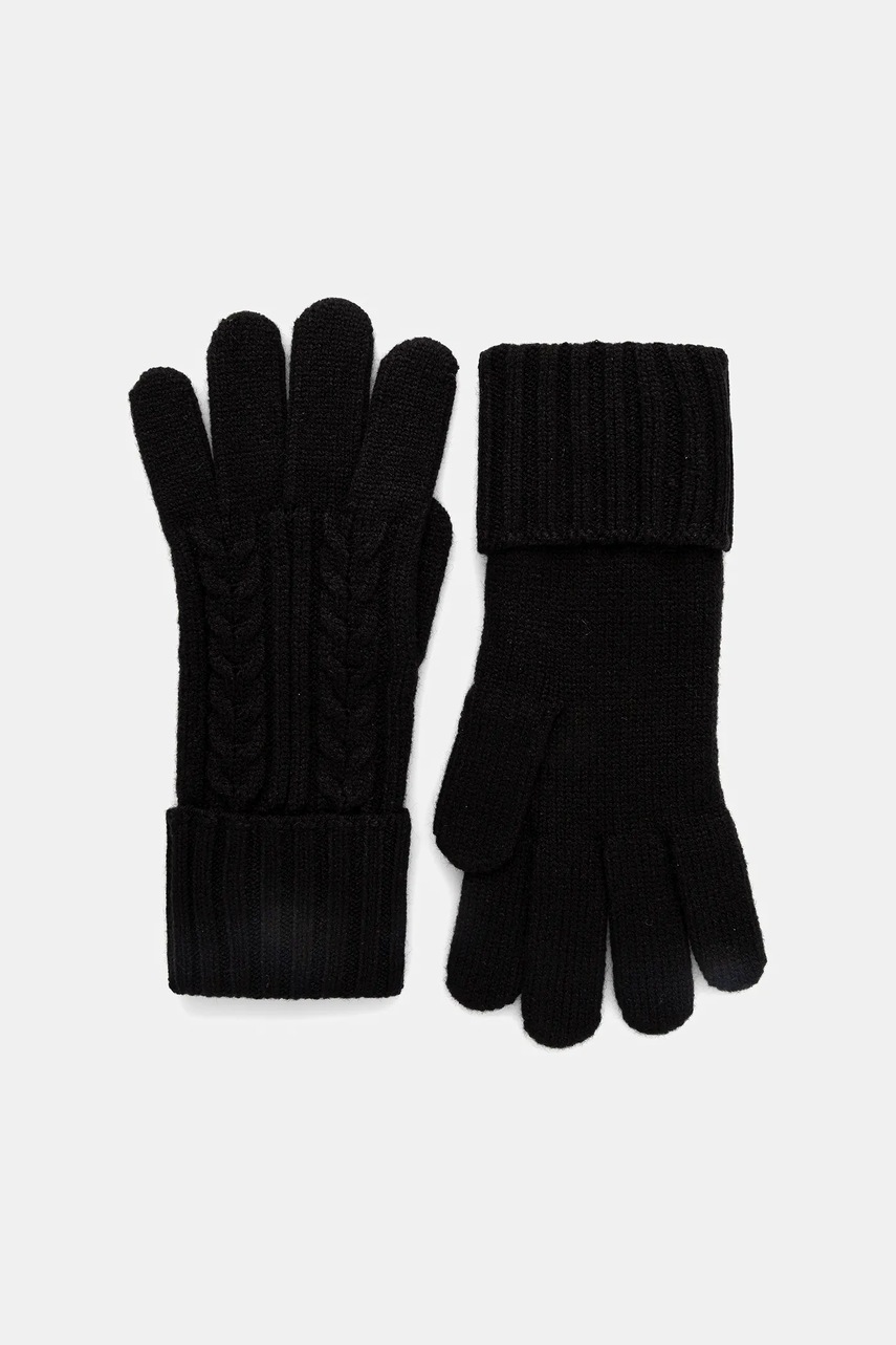 Levně Rukavice Guess dámské, černá barva, AW5382 POL02