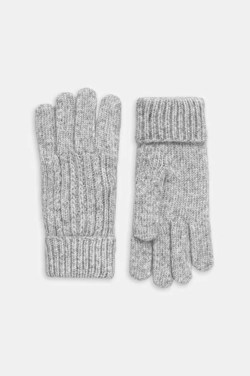 Pepe Jeans mănuși culoarea gri, PL0800002