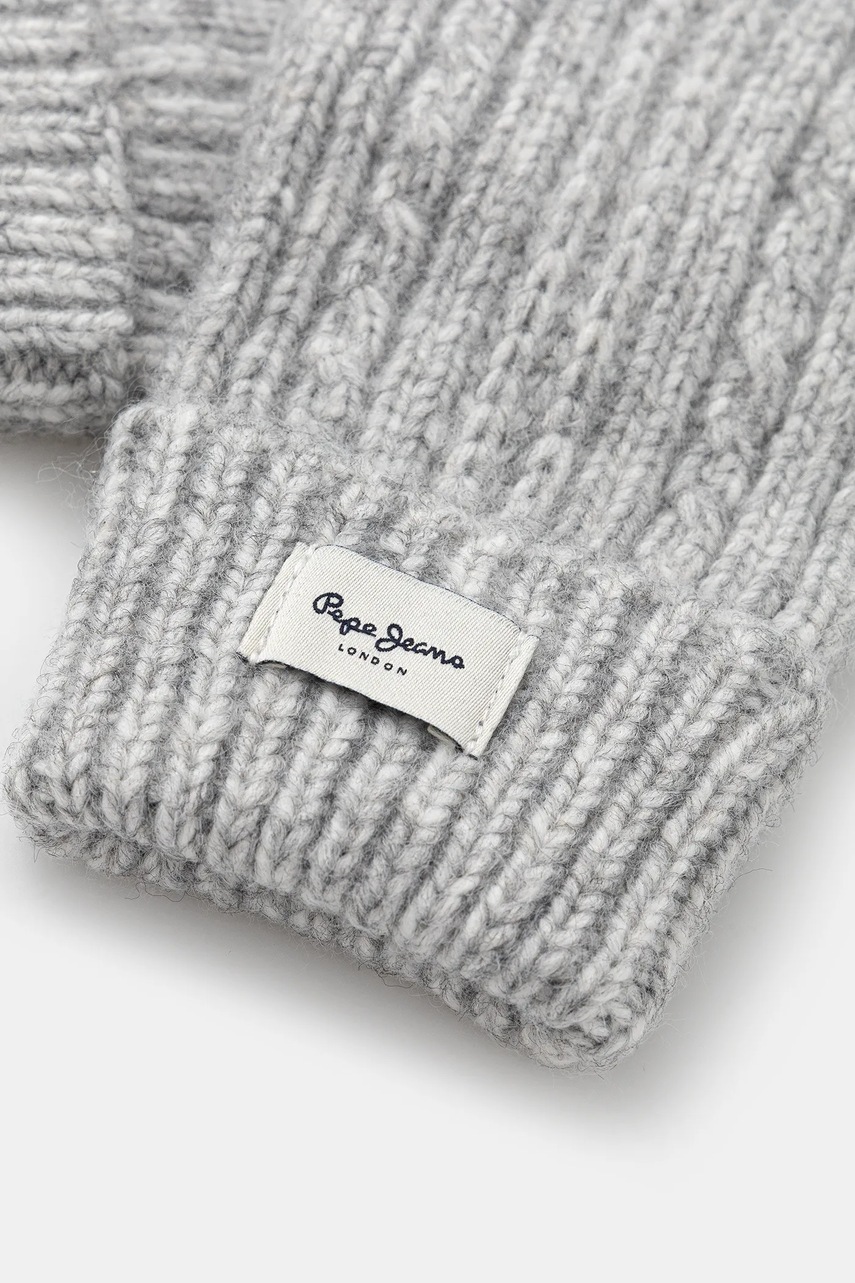 Перчатки Pepe Jeans цвет серый PL0800002