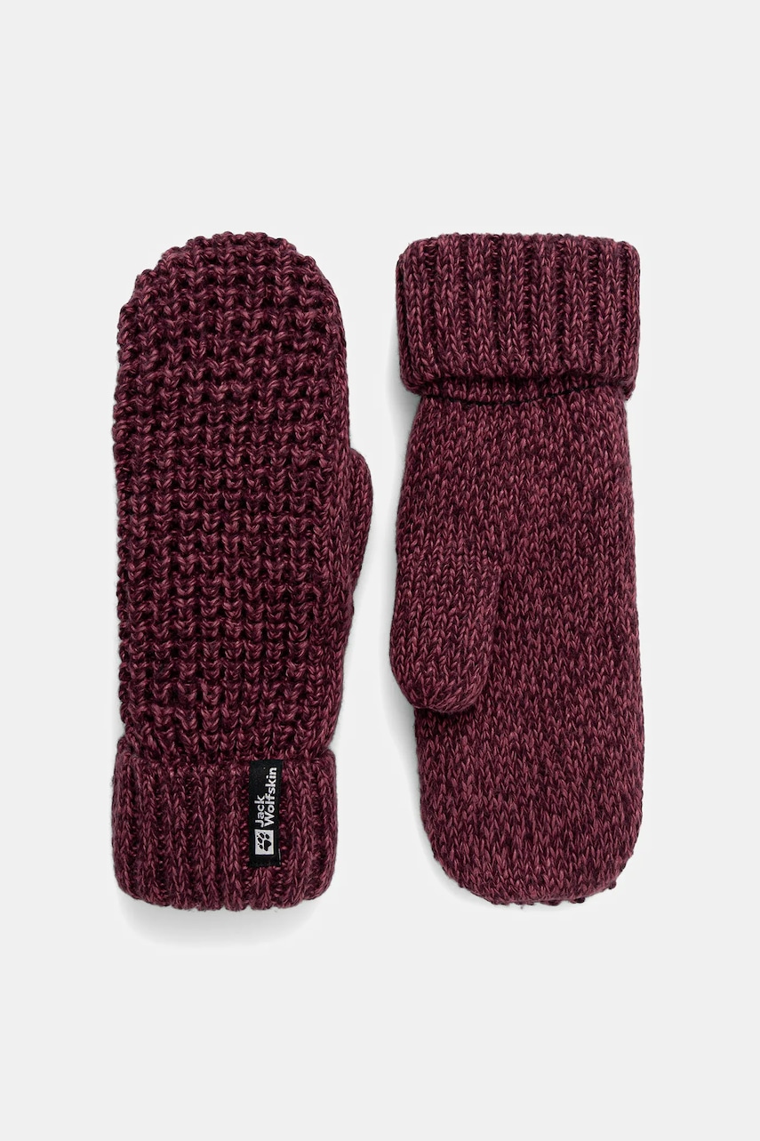 Jack Wolfskin mănuși MEDLEY KNIT culoarea violet, A65233