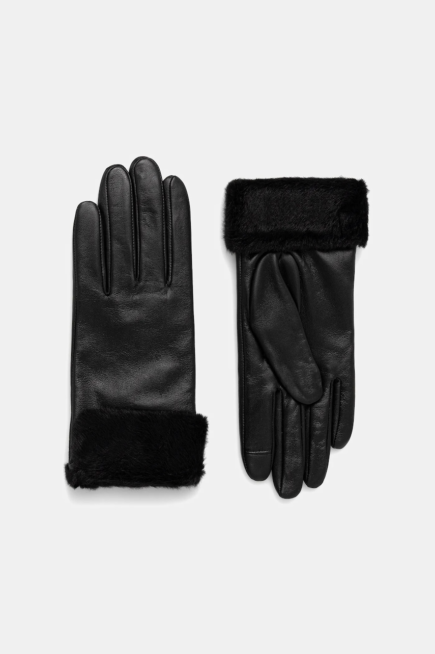 BOSS manusi de piele culoarea negru, 50548885