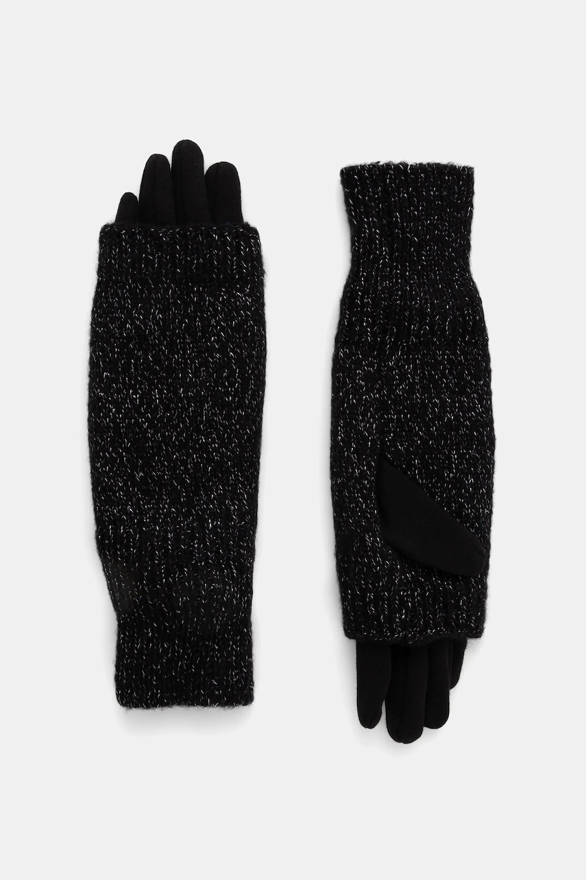 Morgan mănuși culoarea negru, 5GMILU