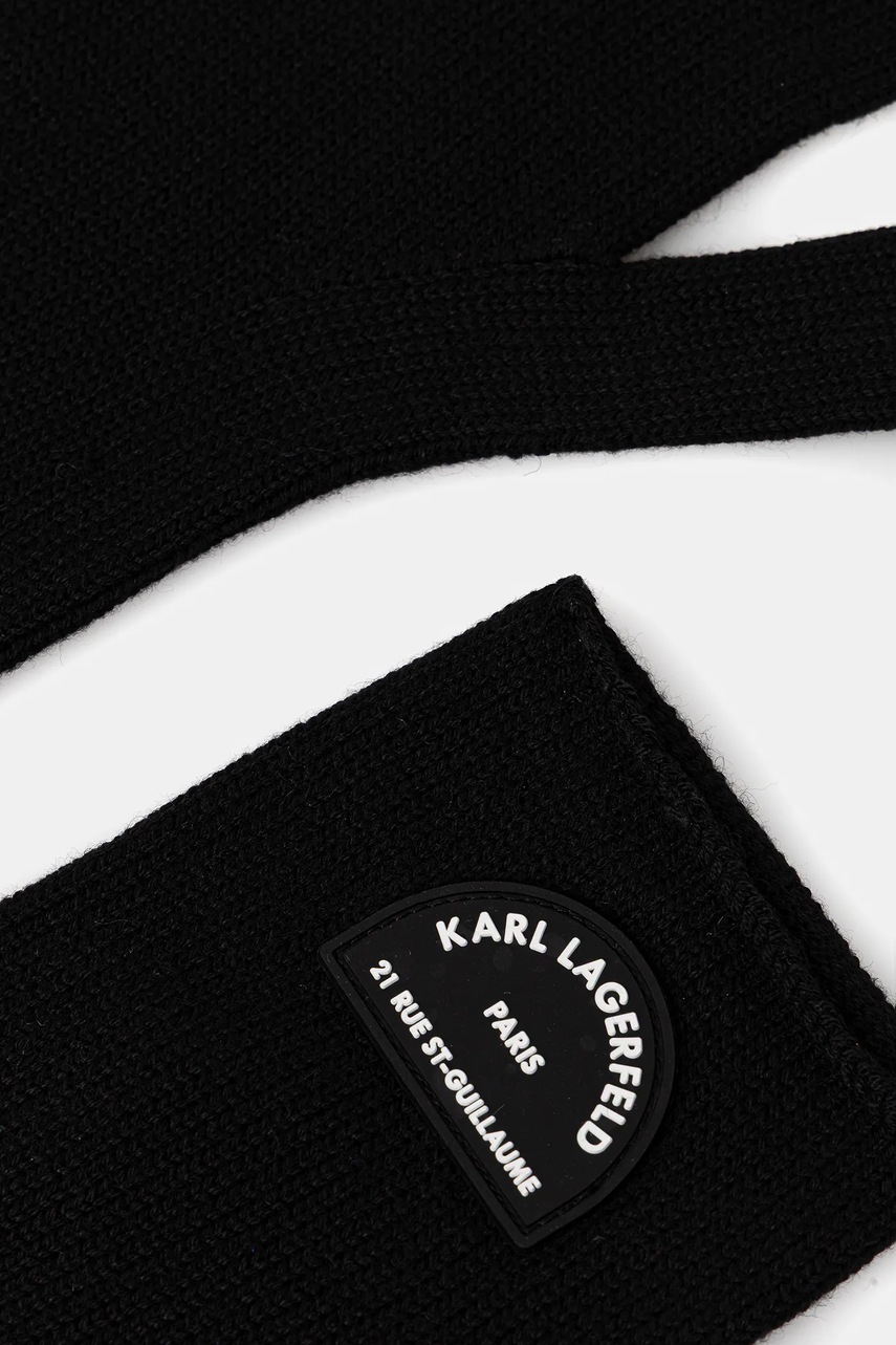 Перчатки Karl Lagerfeld цвет чёрный A4W33014