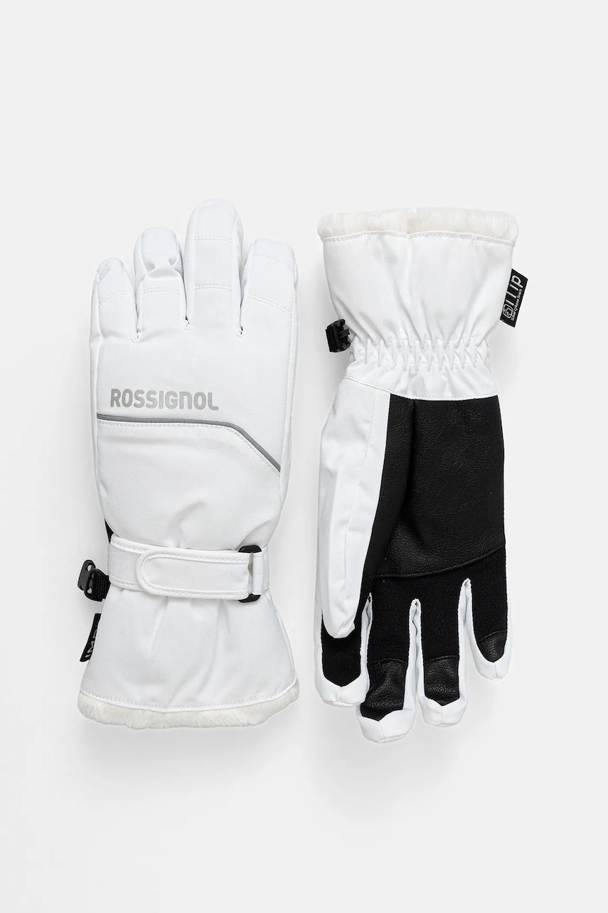 Rossignol mănuși de schi culoarea alb, RLOWG04
