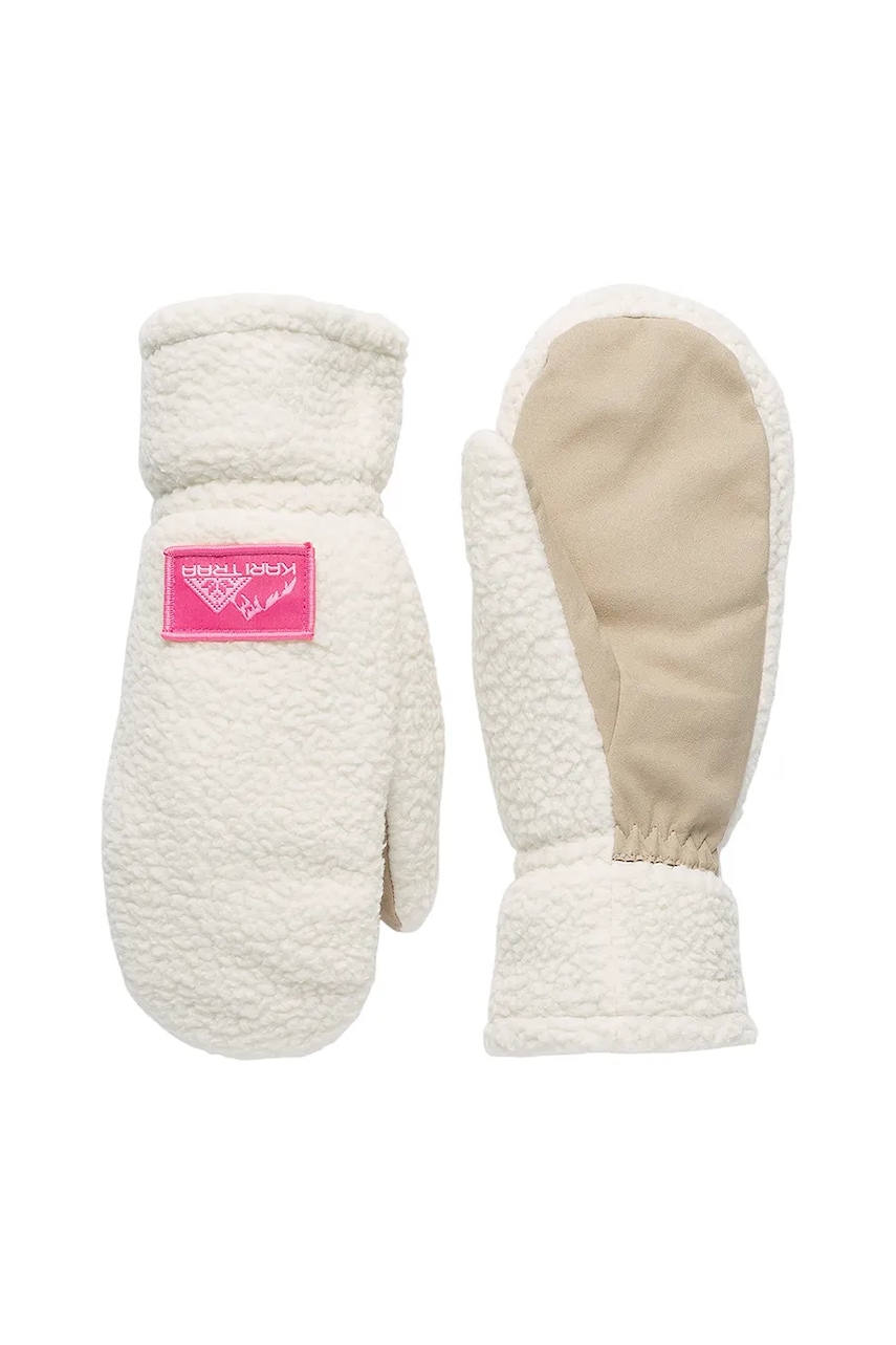 Kari Traa mănuși ROTHE PILE culoarea bej, 611571