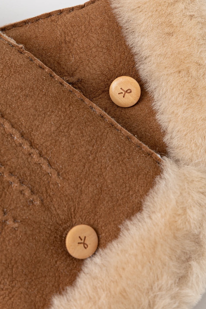 Кожаные перчатки Emu Australia цвет коричневый W7019