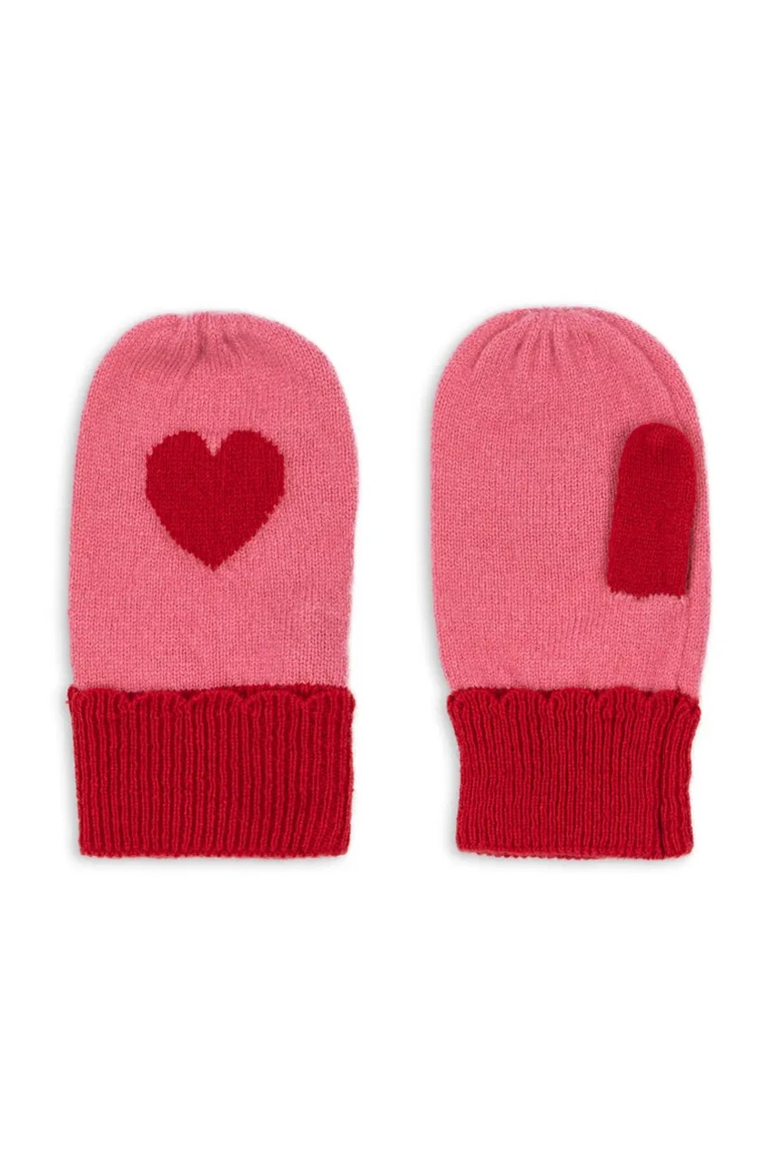 Детские перчатки Konges Sløjd COLLETTE MITTENS цвет розовый KS103460 Детские перчатки Konges Sløjd COLLETTE MITTENS цвет розовый KS103460