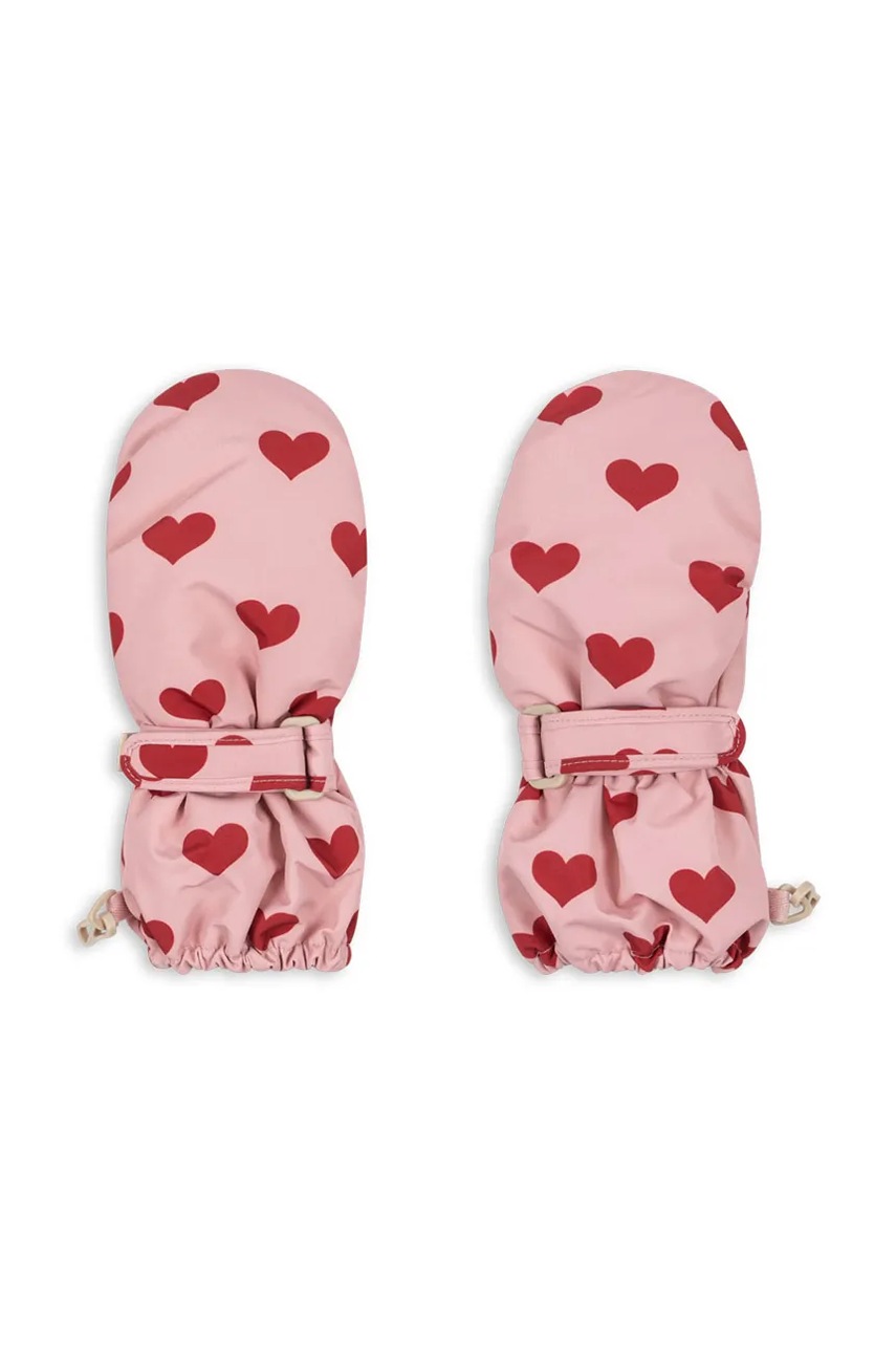 Детские перчатки Konges Sløjd NOHR SNOW MITTENS PRINT цвет розовый KS103515