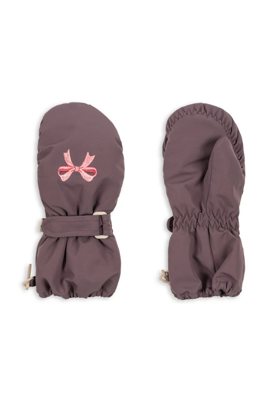 Детские перчатки Konges Sløjd NOHR SNOW MITTENS SOLID цвет фиолетовый KS103516