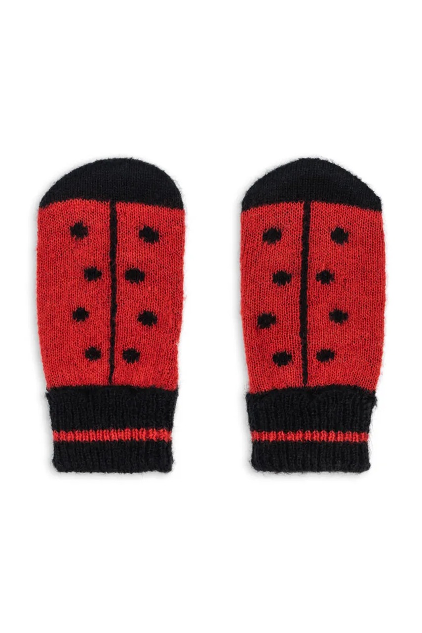 Детские перчатки Konges Sløjd LADYBUG MITTENS цвет красный KS103495