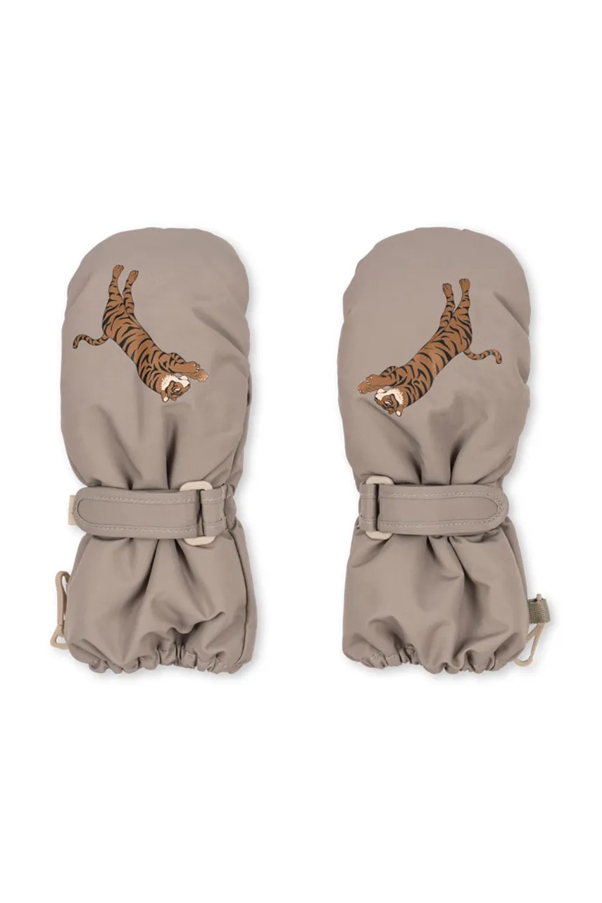 Детские перчатки Konges Sløjd NOHR SNOW MITTENS SOLID цвет зелёный KS103516