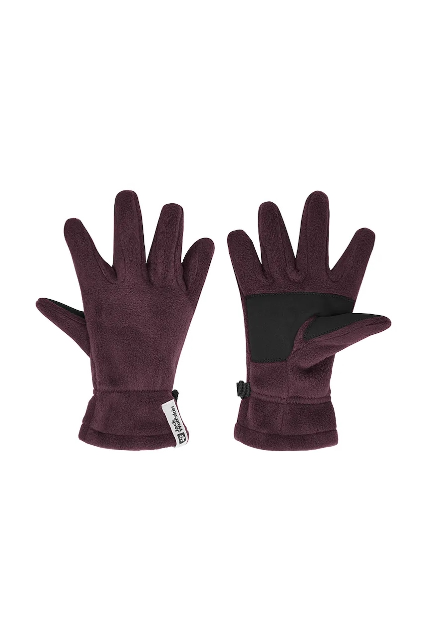 Jack Wolfskin mănuși copii FLEECE GLOVE K culoarea violet, A65445