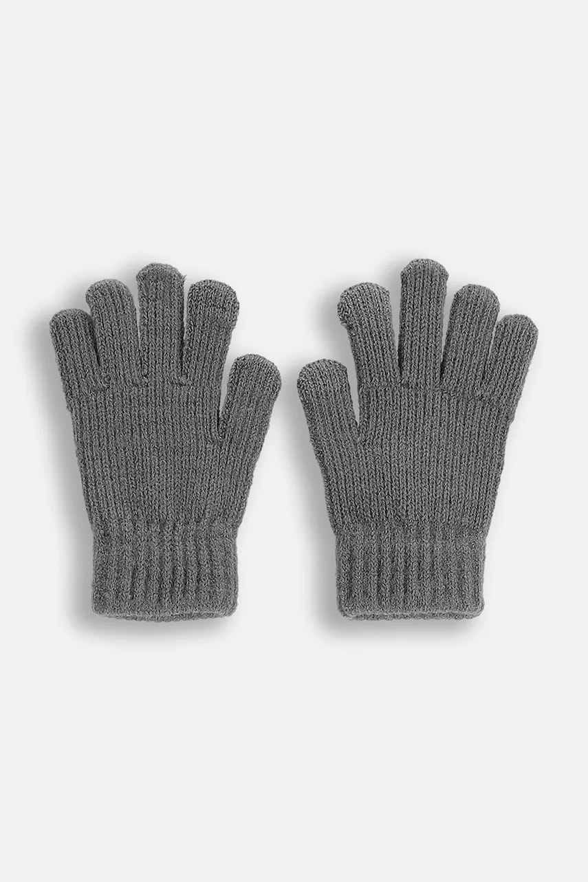 Coccodrillo mănuși copii culoarea gri, ACCESSORIES WINTER BOY