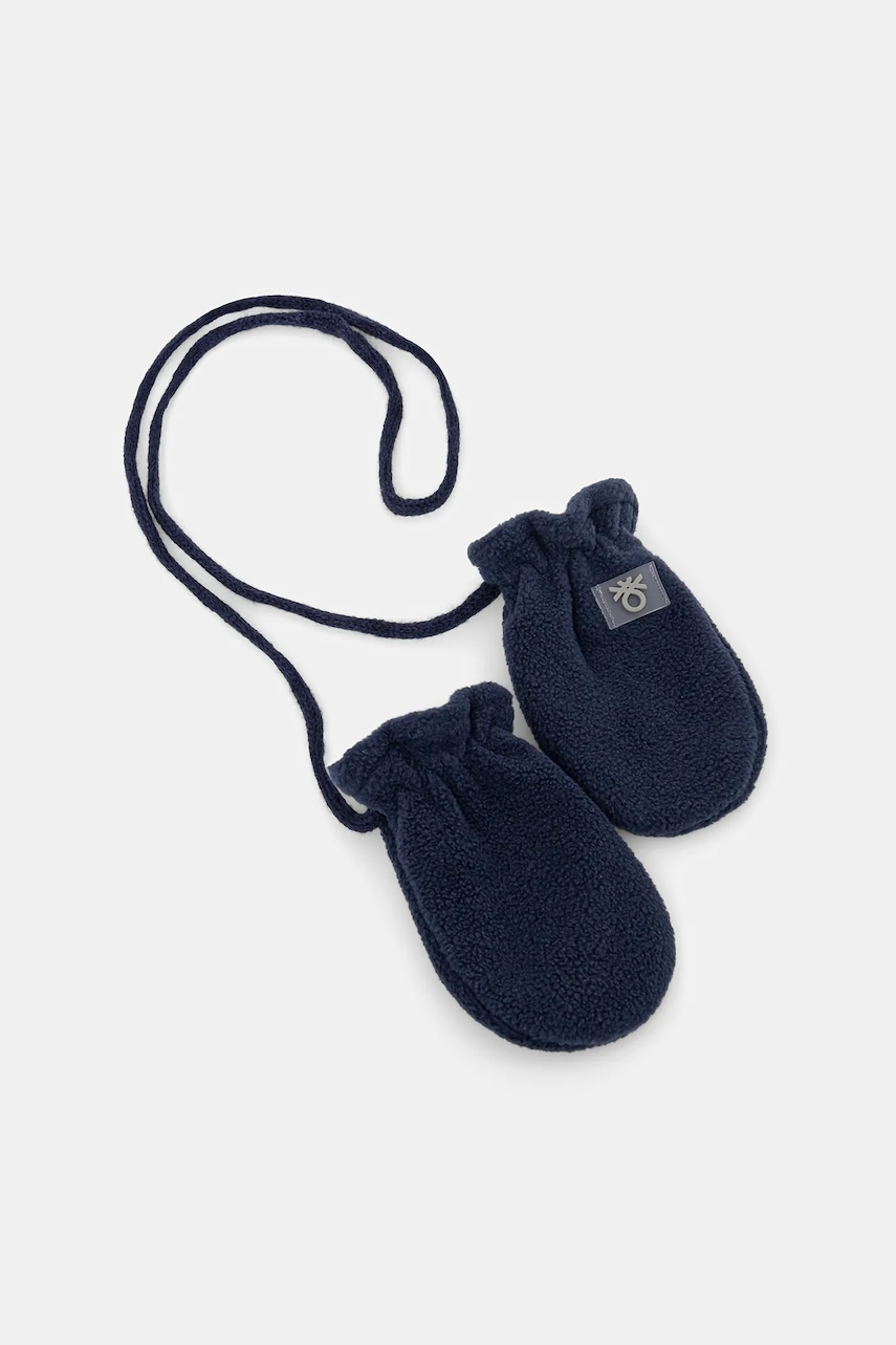 United Colors of Benetton mănuși pentru bebeluși culoarea bleumarin, 6U87GG007