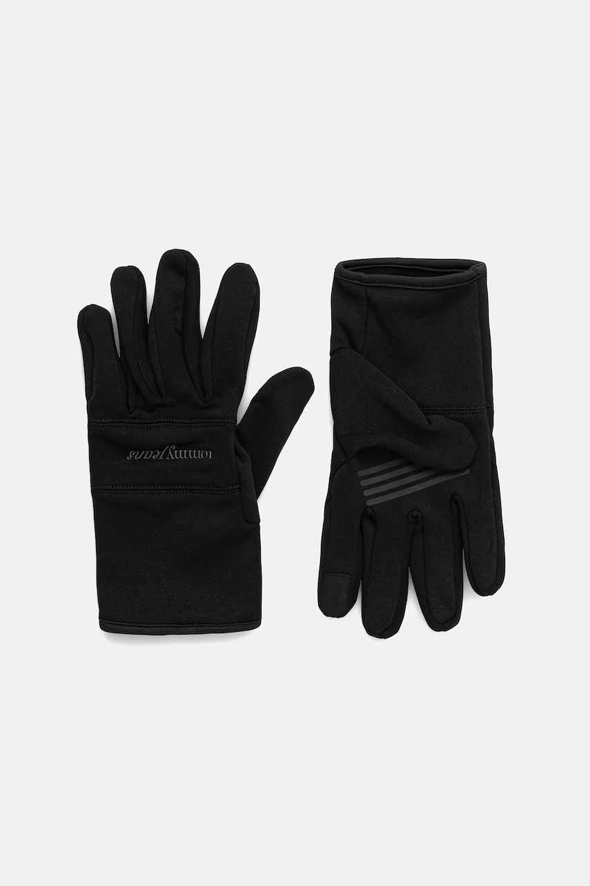 Tommy Jeans mănuși culoarea negru, AM0AM13682