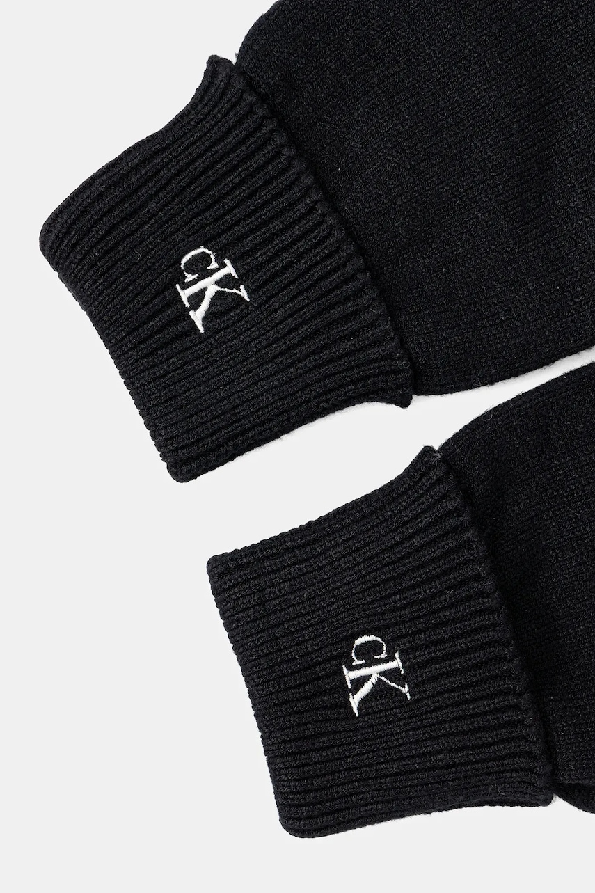 Перчатки Calvin Klein цвет чёрный LV14D8019G Перчатки Calvin Klein цвет чёрный LV14D8019G