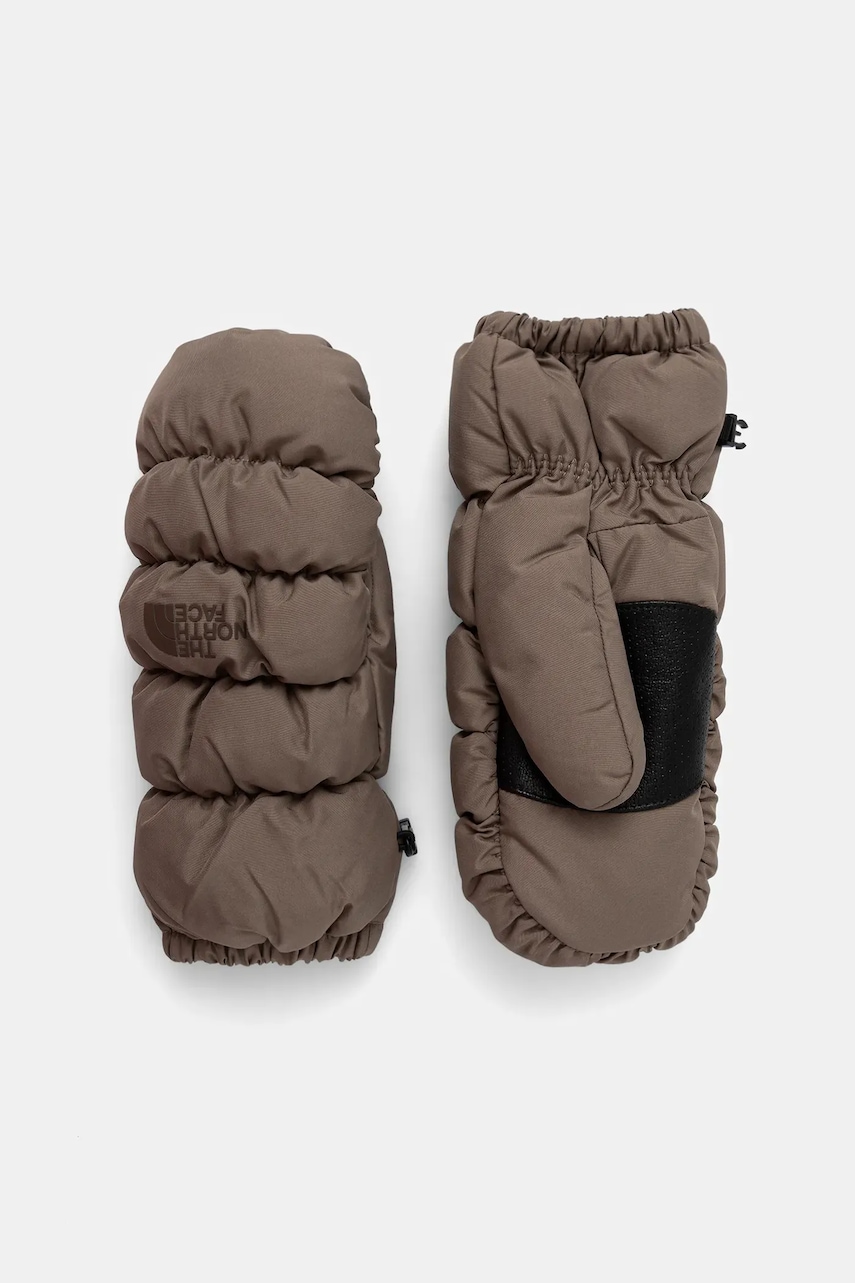 Levně Lyžařské rukavice The North Face Montana hnědá barva, NF0A88JQBOW1