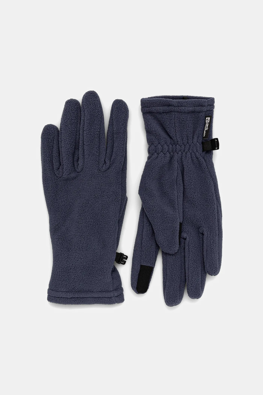 Jack Wolfskin mănuși REAL STUFF culoarea albastru marin, A65444