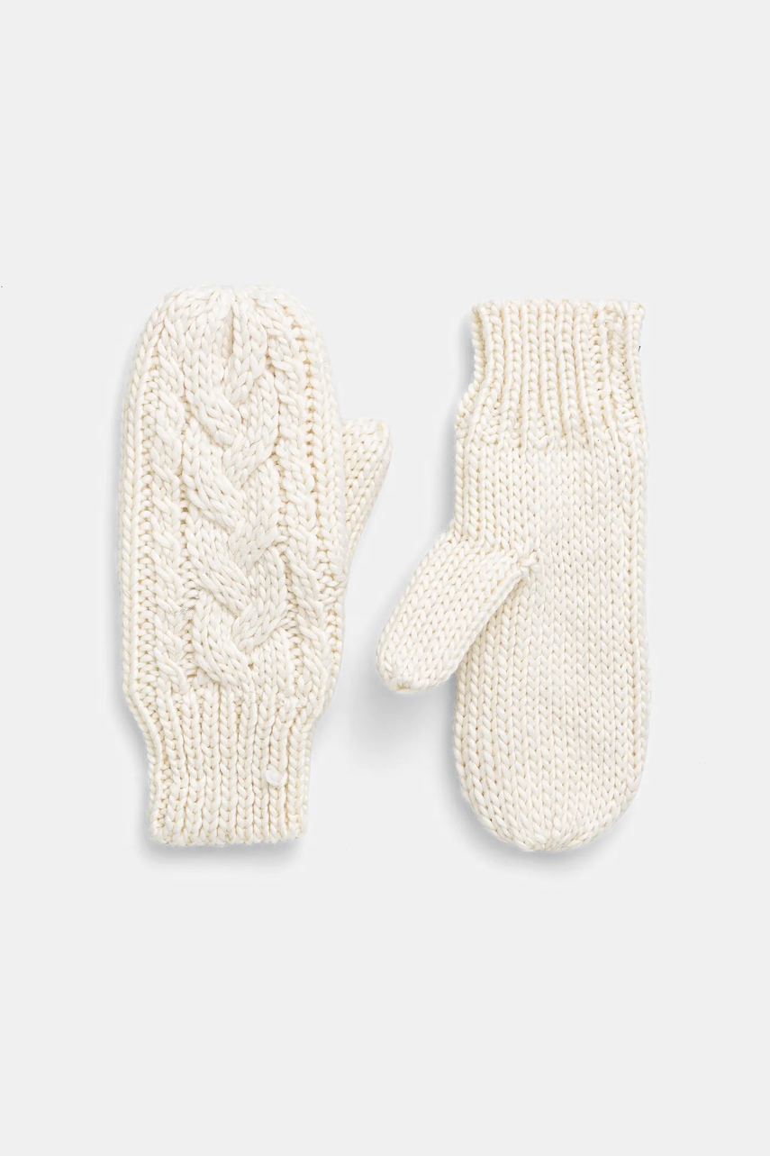 Eisbar mănuși cu lână Afra Mittens culoarea bej, E80135