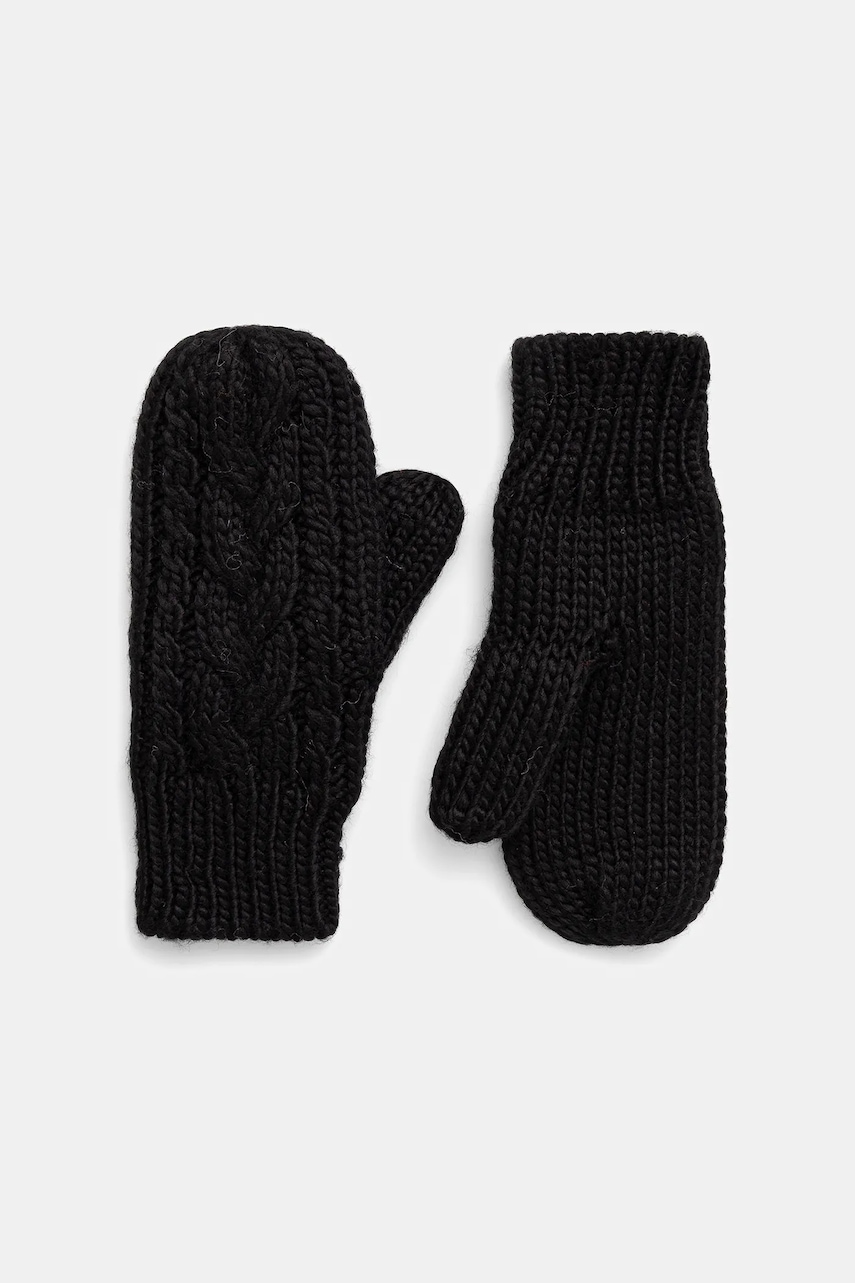 Eisbar mănuși cu lână Afra Mittens culoarea negru, E80135