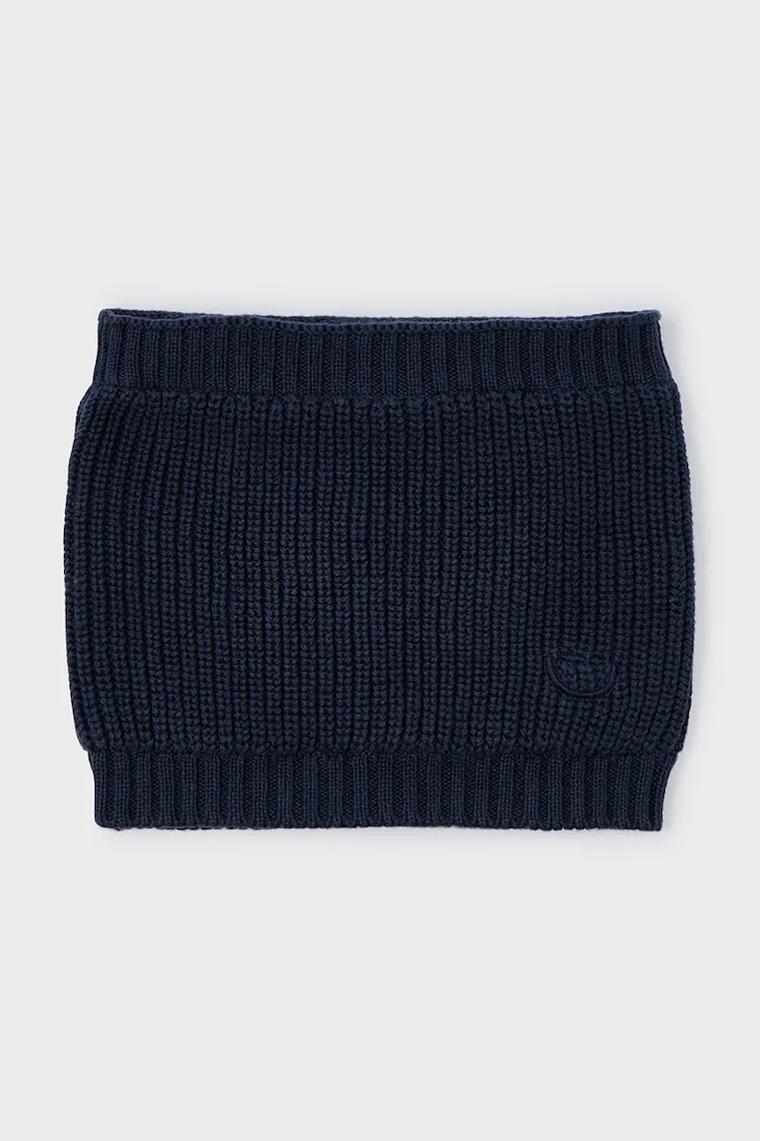 Mayoral fular din bumbac pentru copii culoarea bleumarin, uni, 10066