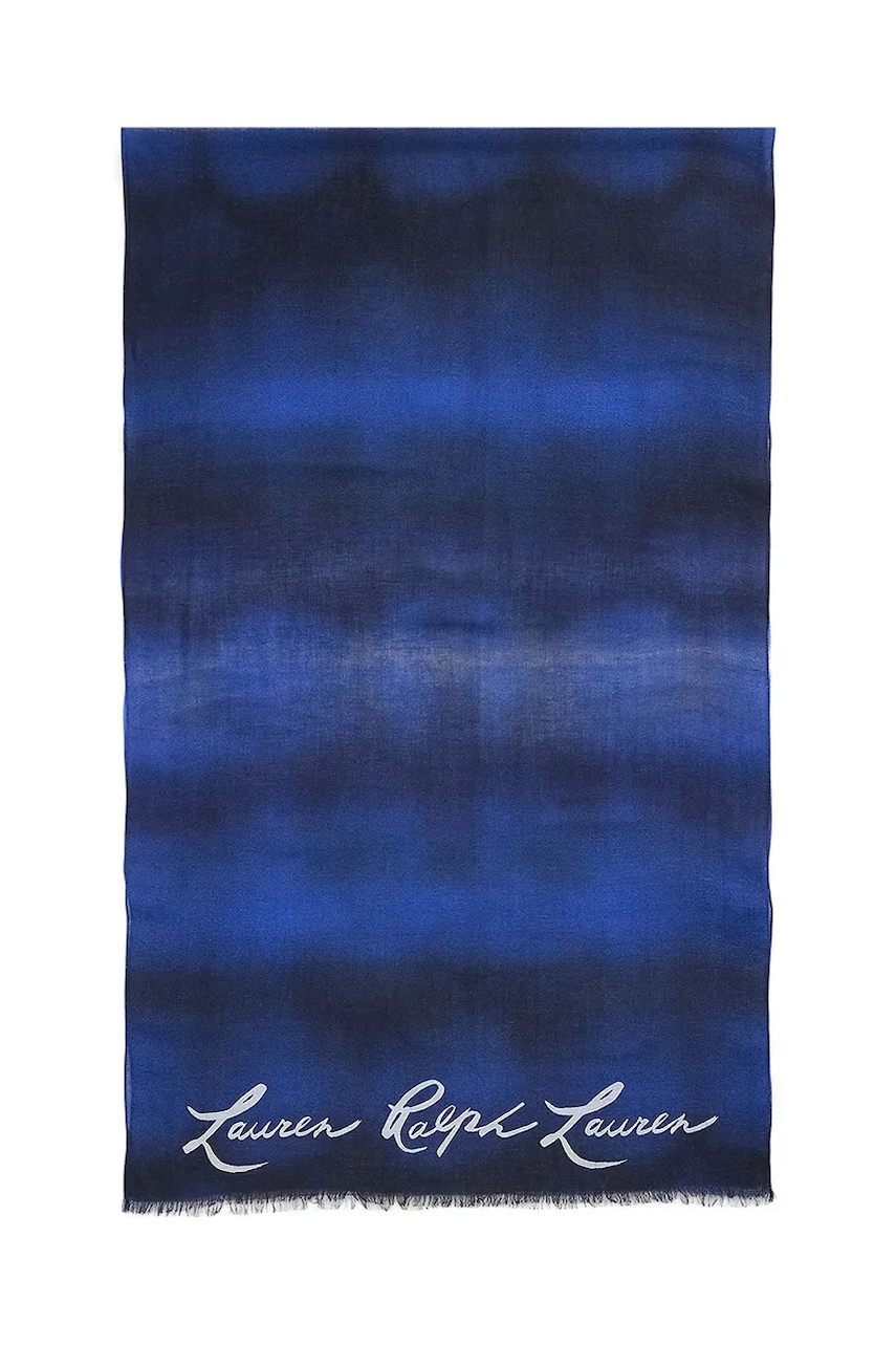 Levně Šátek Lauren Ralph Lauren dámský, tmavomodrá barva, 454980727