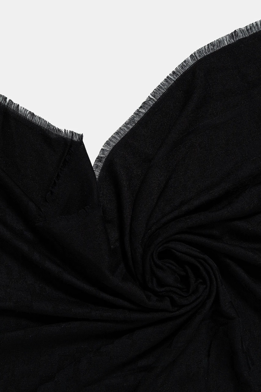 Платок Elisabetta Franchi цвет чёрный однотонный SC10F56E2