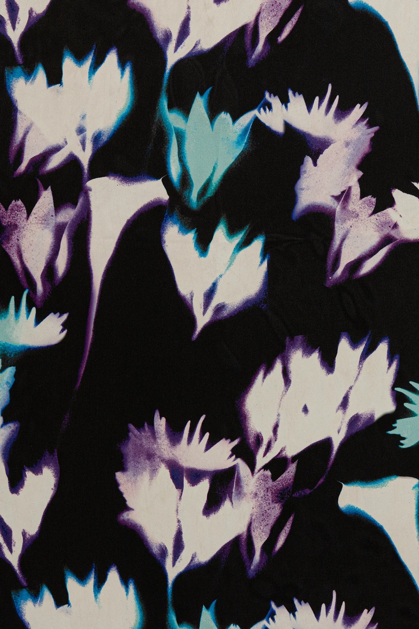 Платок Karl Lagerfeld Jeans цвет чёрный узор A3W33118