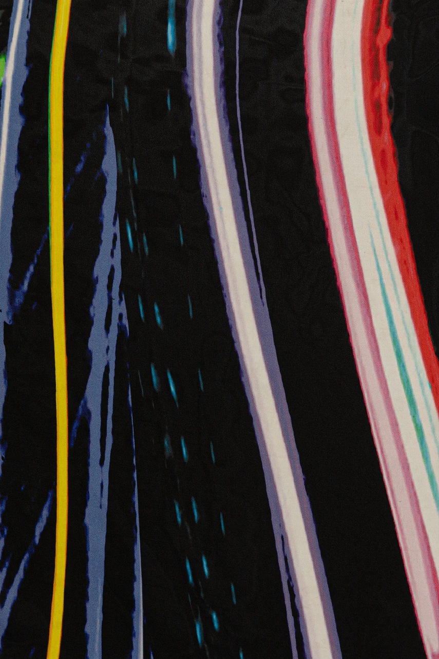 Платок Karl Lagerfeld Jeans цвет чёрный узор A3W33119