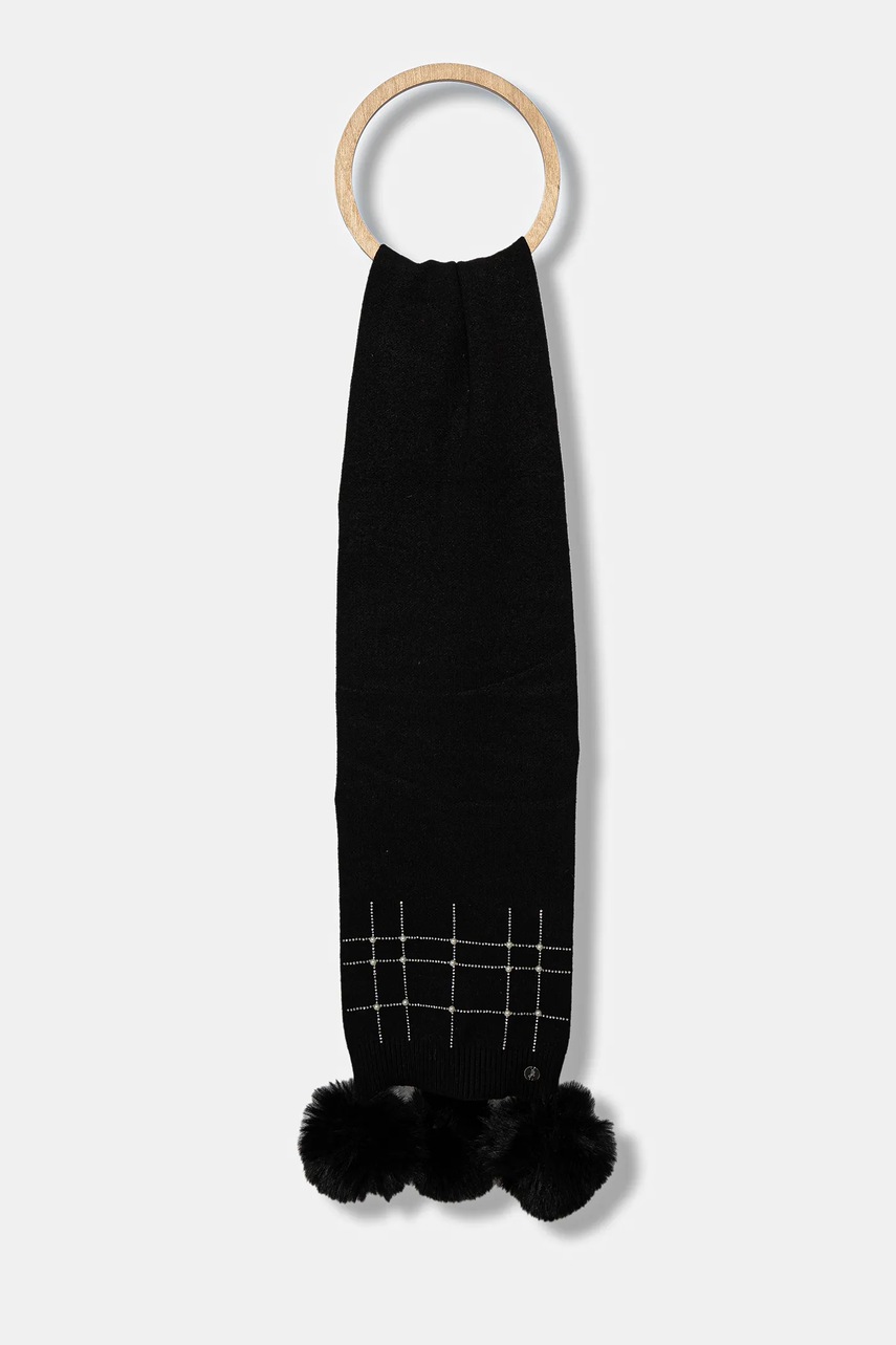 Joseph Ribkoff fular culoarea negru, cu imprimeu, 253970