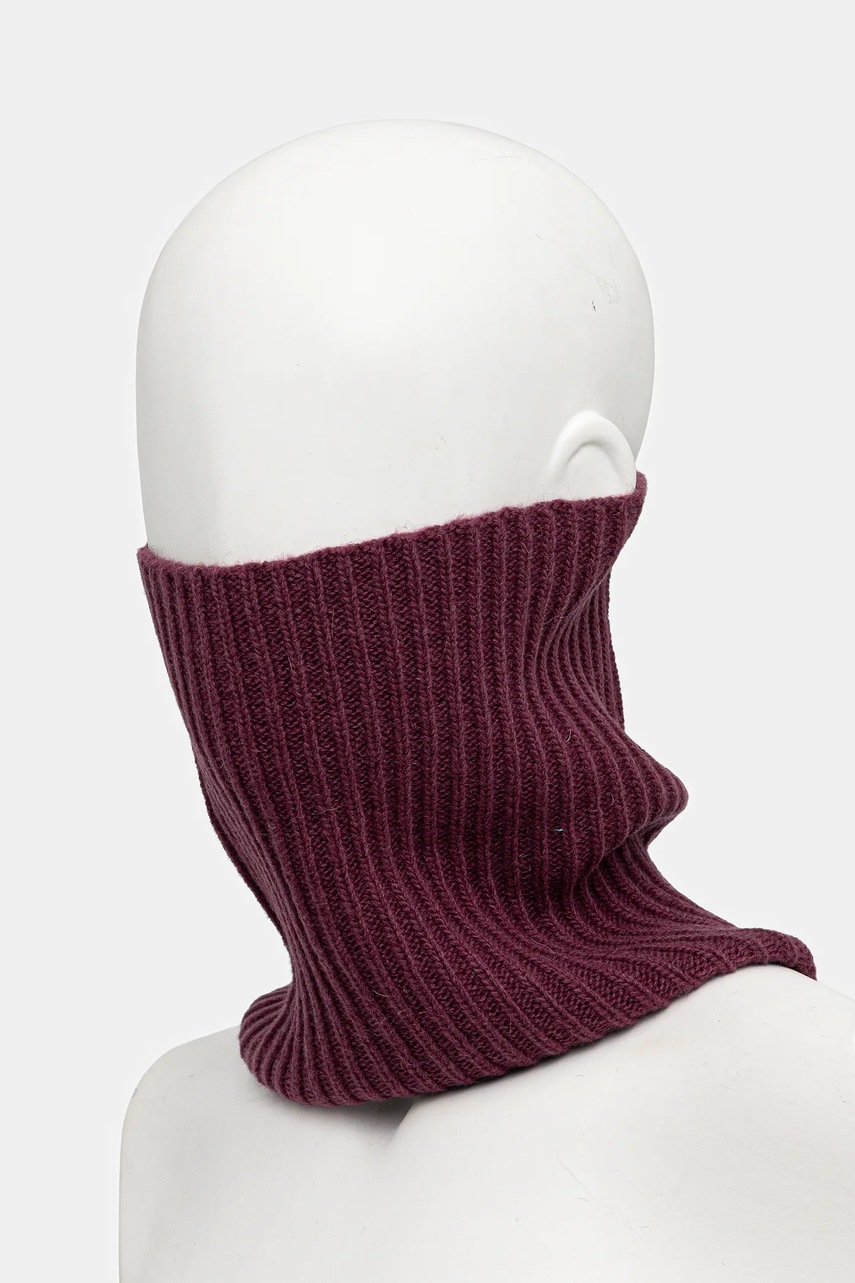 Снуд с добавлением шерсти United Colors of Benetton цвет фиолетовый однотонный 1344DU01M