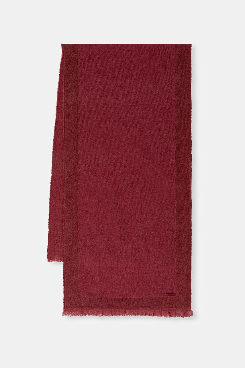 Levně Šála United Colors of Benetton dámská, růžová barva, vzorovaná, 67M5DU01U