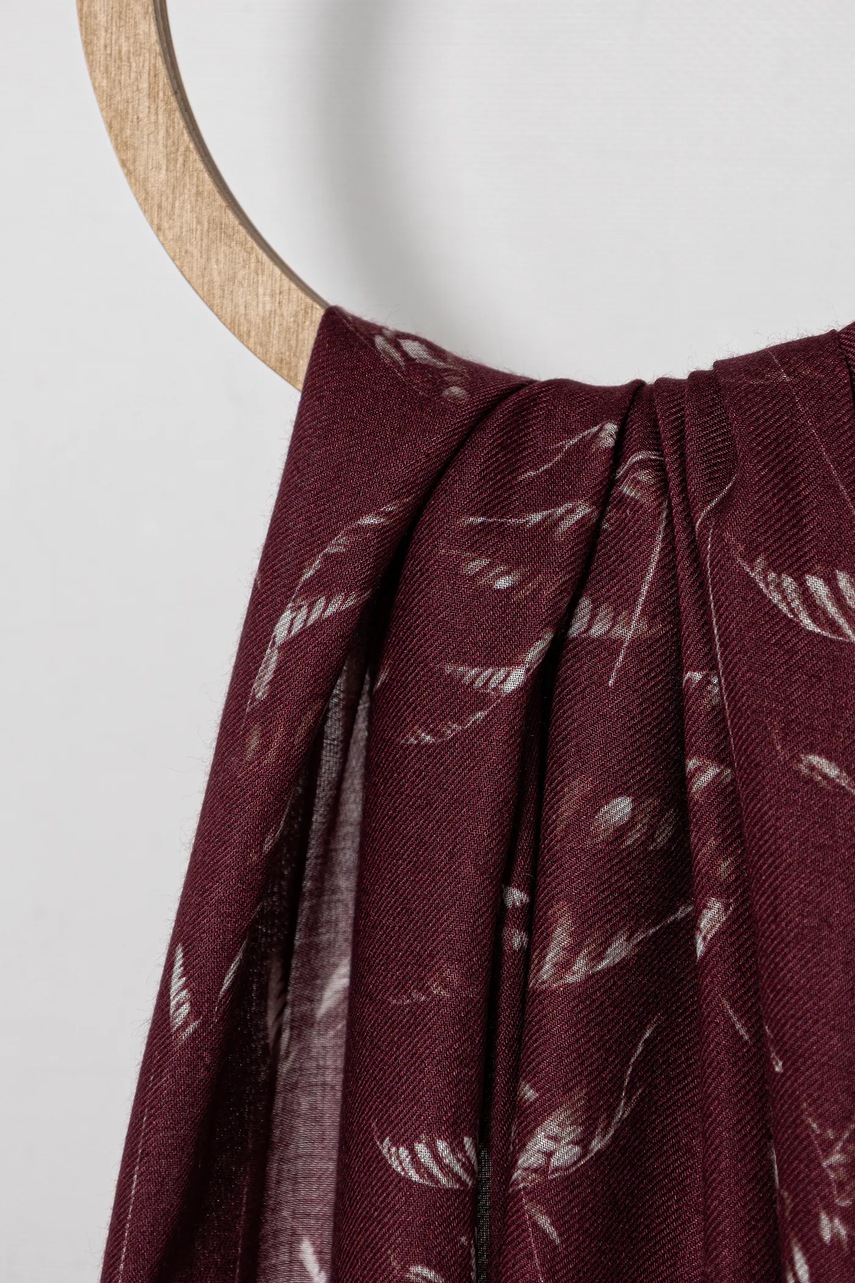 Шарф Armani Exchange цвет бордовый узор XW001484 AF16978