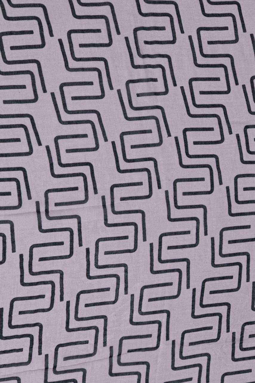 Платок с примесью шерсти MM NEVADA цвет фиолетовый узор 2526546018600