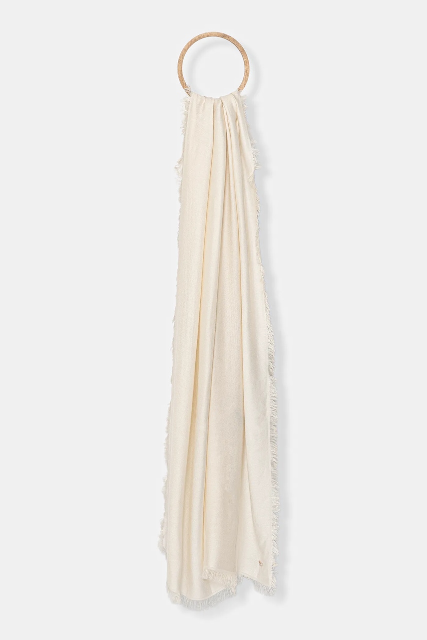 Weekend Max Mara șal LATINO culoarea bej, uni, 2525546064600