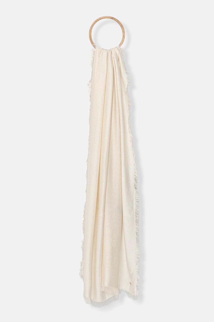 Weekend Max Mara șal LATINO culoarea bej, uni, 2525546064600