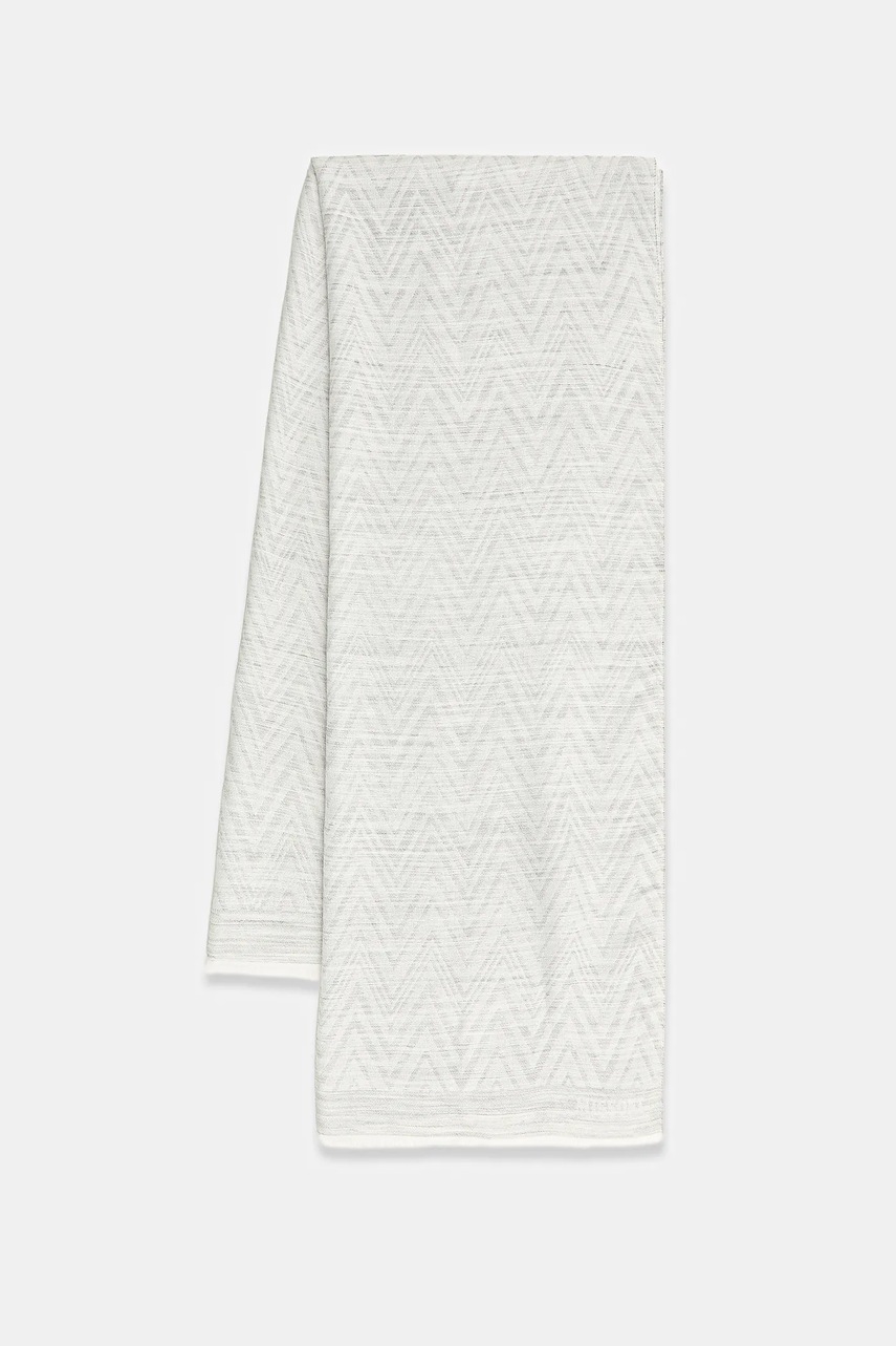 Missoni fular culoarea gri, cu imprimeu, SAXRPFDA412
