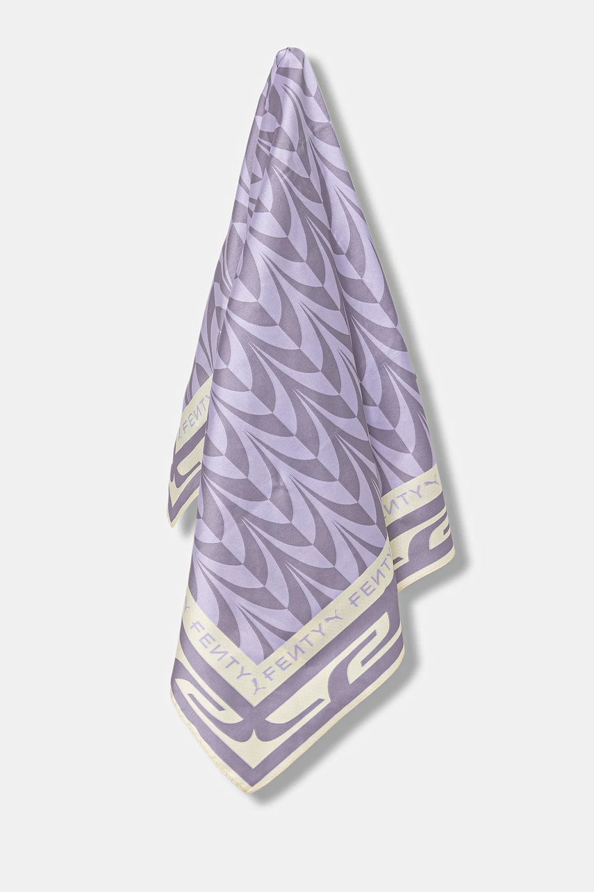 Puma eșarfă PUMA x FENTY culoarea violet, cu model, 55009