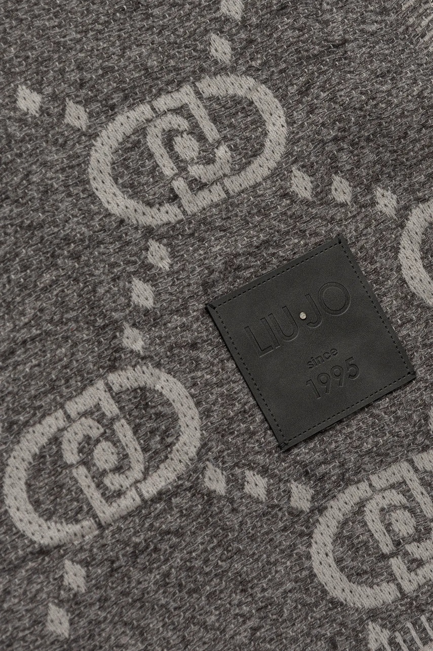 Шарф Liu Jo цвет серый узор 2F5038.T0300