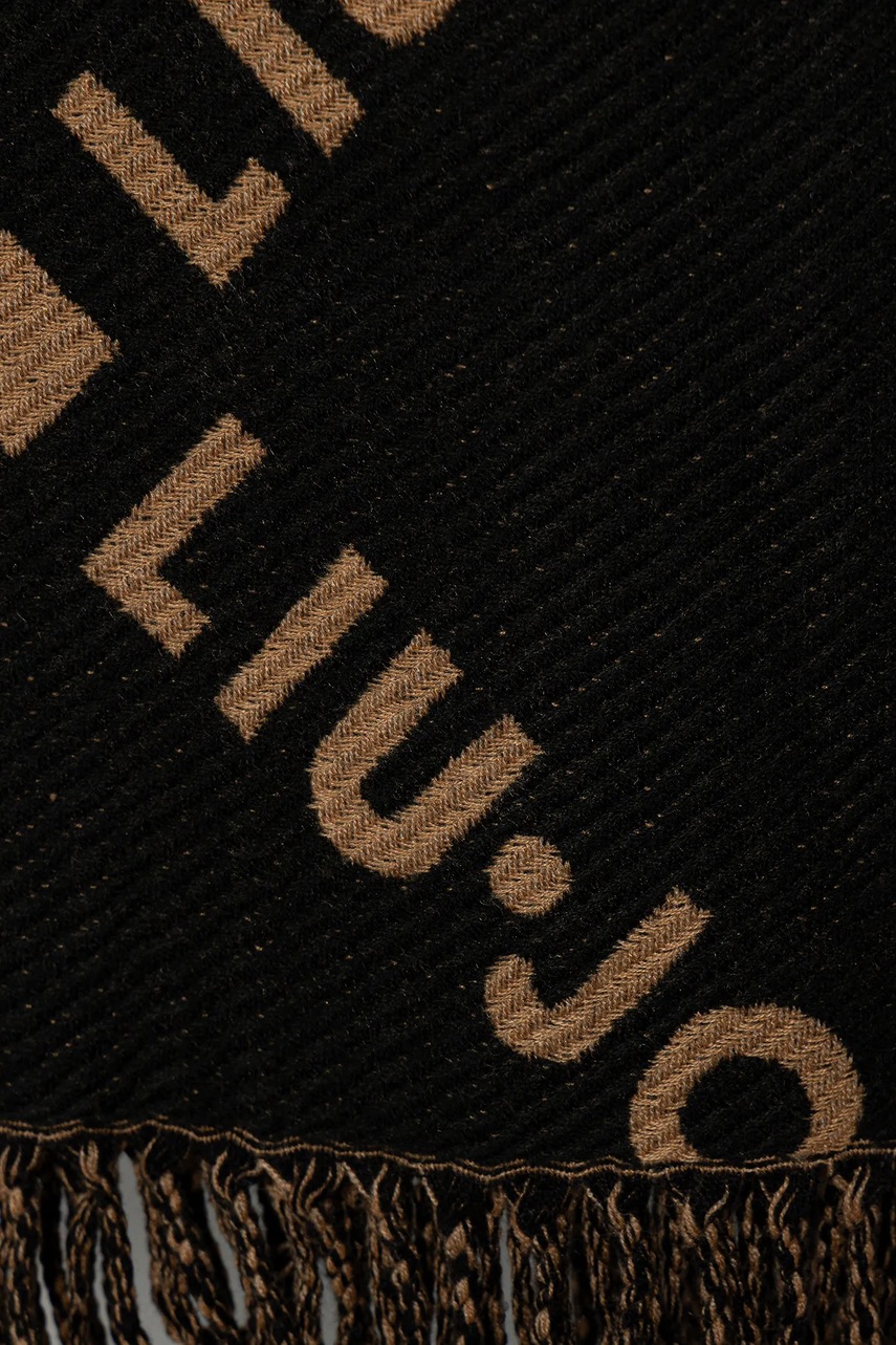 Шарф Liu Jo цвет чёрный узор 2F5039.T0300