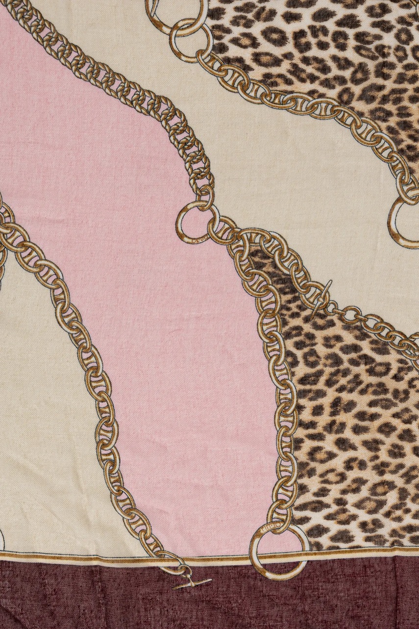 Платок Liu Jo цвет фиолетовый узор 2F5074.T0300