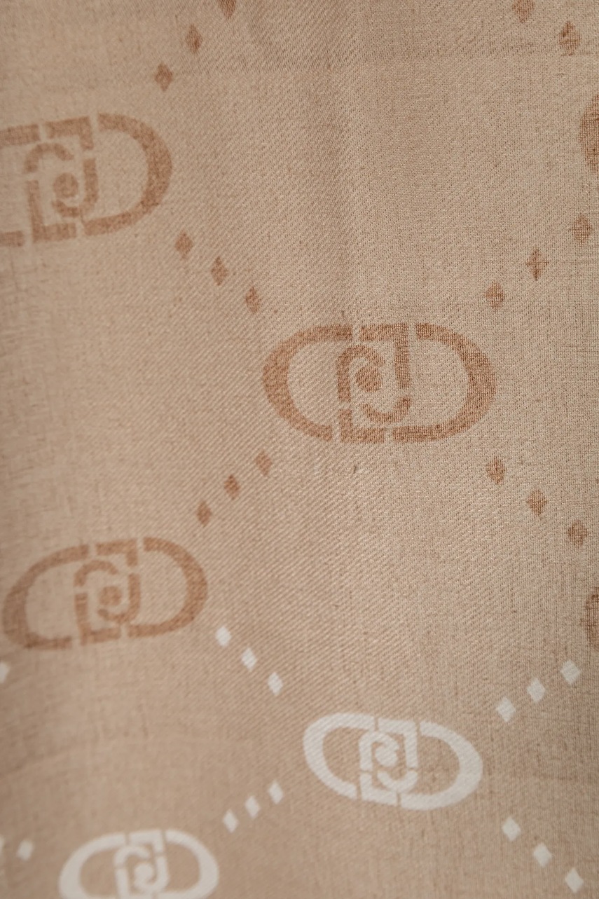 Шарф Liu Jo цвет коричневый узор 2F5080.T0300