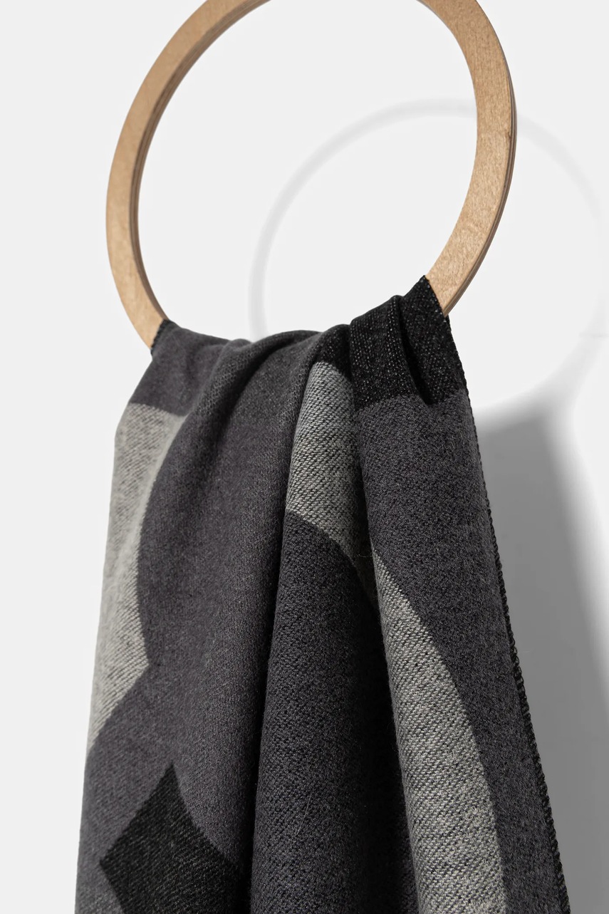 Шарф Twinset цвет серый узор 252TA4170