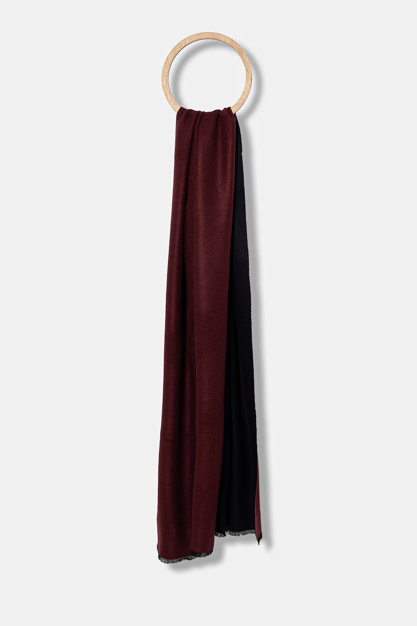 MAX&Co. fular culoarea bordo, uni, 2526546017200 MAX&Co. fular culoarea bordo, uni, 2526546017200