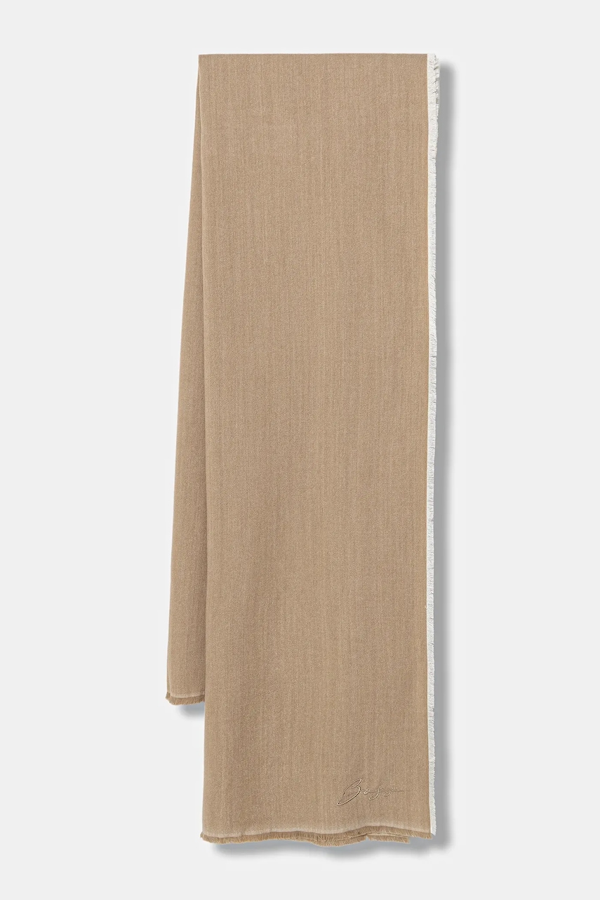 BOSS fular din amestec de lână Joely_60*190