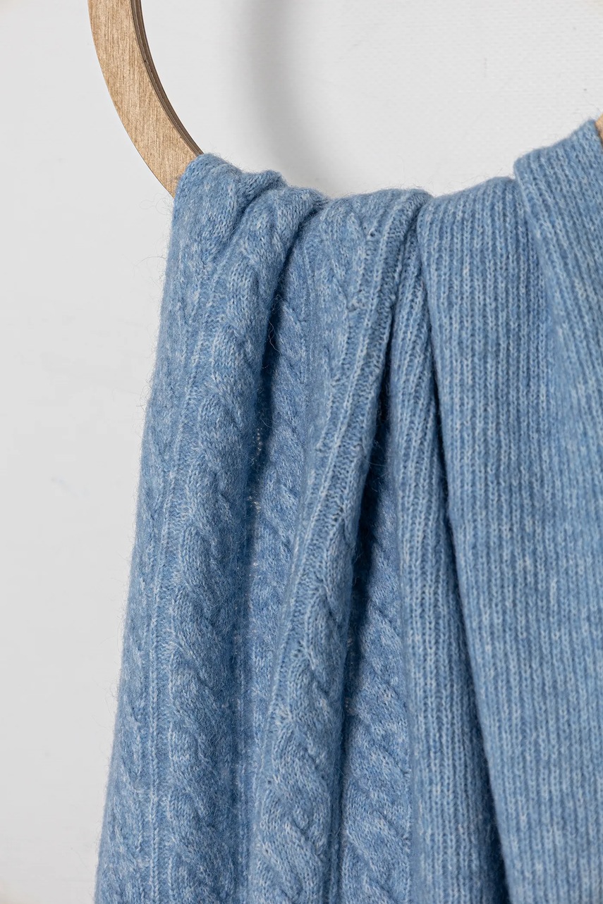 Шарф с добавлением шерсти Tommy Hilfiger однотонный AW0AW17788